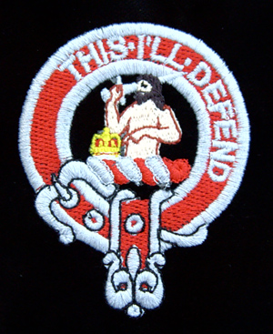 Have your clan crest added to your cover for only &pound;9.99 extra. 