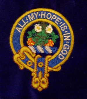 Have your clan crest added to your cover for only £9.99 extra.