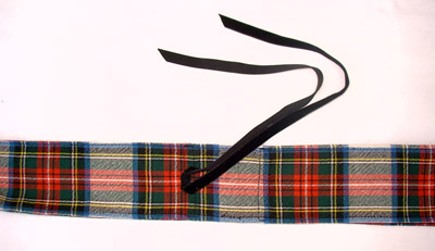 Bagpipe drone ribbons